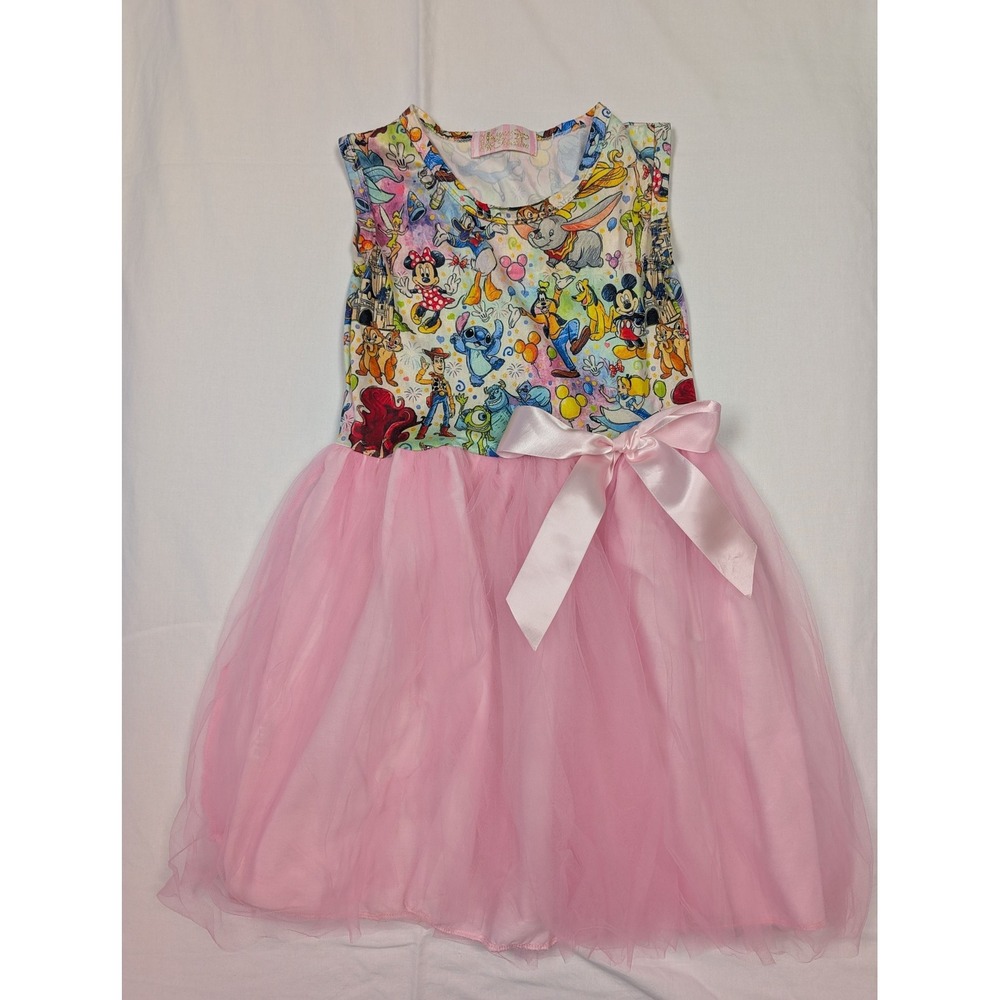Disney Character Pink Tutu Dress by Krissy Kouture‎ Girls Party Princess Dress